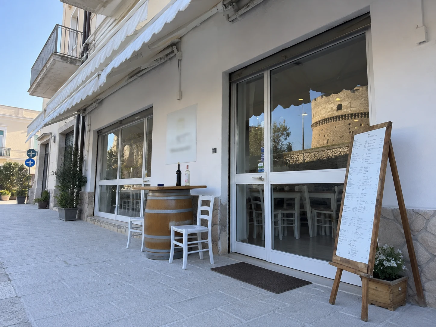 L’ingresso della Botte in via Guglielmotto d’Otranto